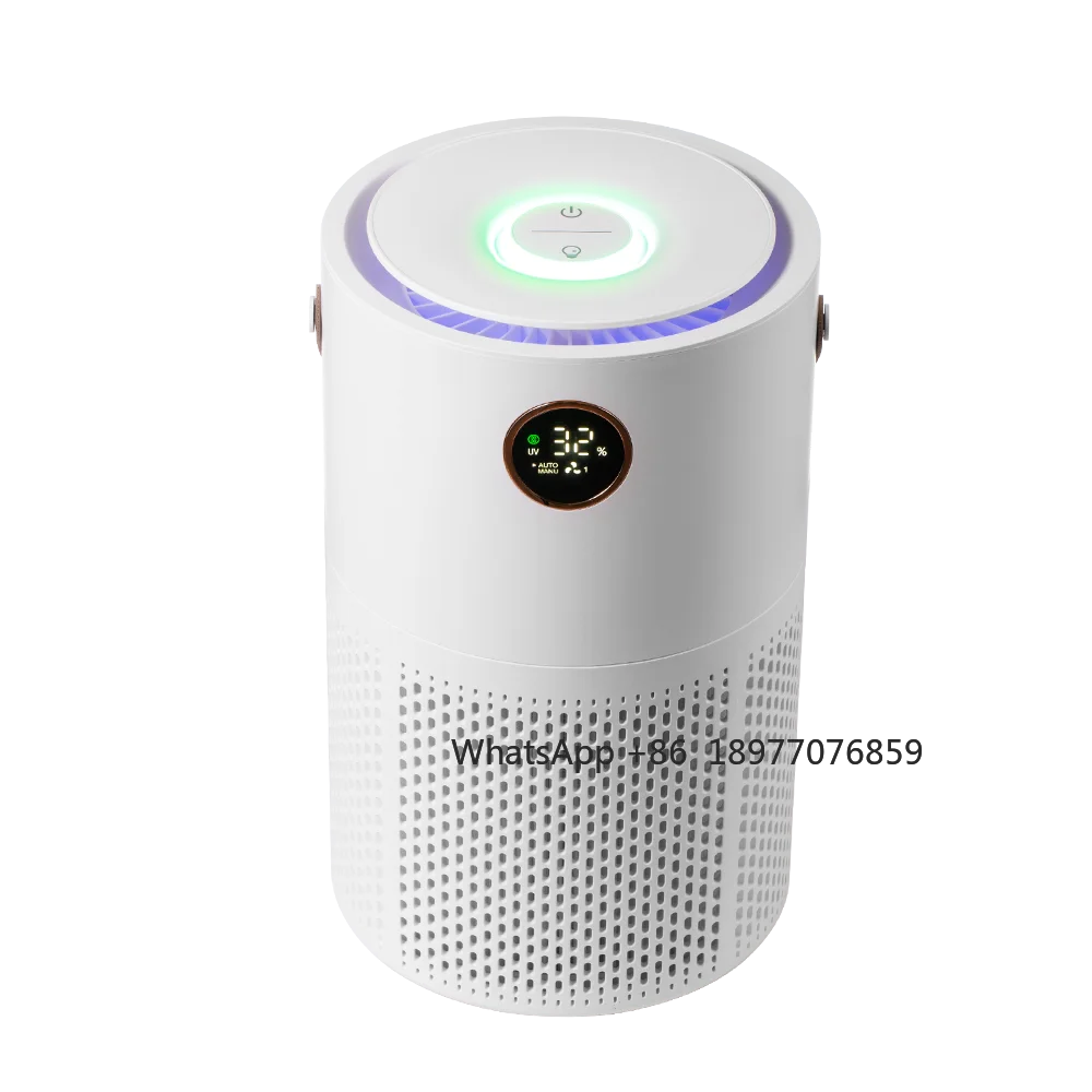 Ultra Portable Air Cleaner Machine Heap Filter Wireless Air Porifier Home
Ultra Portable Air Cleaner Machine Heap Filter Wireless Air Porifier Home