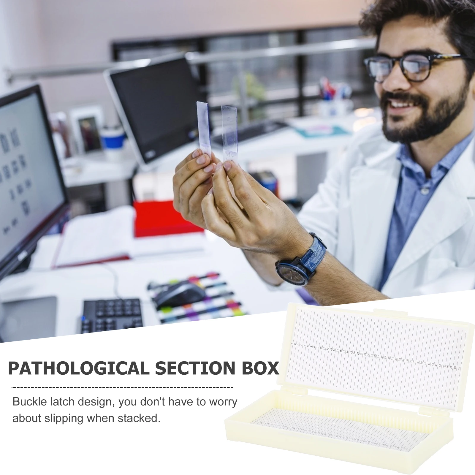 2pcs Microscope Premium ABS Sturdy Storage Organizer Multiple Shallow Slots Serial Number Mark Buckle Latch
2pcs Microscope Premium ABS Sturdy Storage Organizer Multiple Shallow Slots Serial Number Mark Buckle Latch