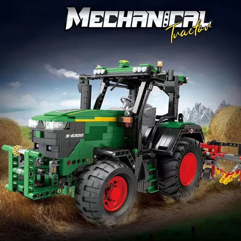 Строительные блоки инженерной машины с дистанционным управлением, сборка модели трактора, игрушки «сделай сам», развивающие игрушки, праздничные подарки для мальчиков
Строительные блоки инженерной машины с дистанционным управлением, сборка модели трактора, игрушки «сделай сам», развивающие игрушки, праздничные подарки для мальчиков