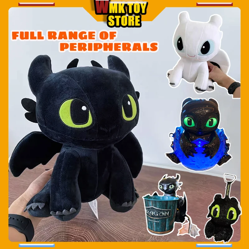 Original Toothless Plush Doll Pendant Bag Toothless Movie Peripheral Toys Cartoon Doll Universal Studios Gift Room Oranments
Original Toothless Plush Doll Pendant Bag Toothless Movie Peripheral Toys Cartoon Doll Universal Studios Gift Room Oranments