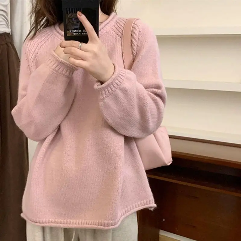 Curled gentle wind soft waxy sweater women's autumn trend winter new loose lazy sweater top women clothing y2k tops emo
Curled gentle wind soft waxy sweater women's autumn trend winter new loose lazy sweater top women clothing y2k tops emo