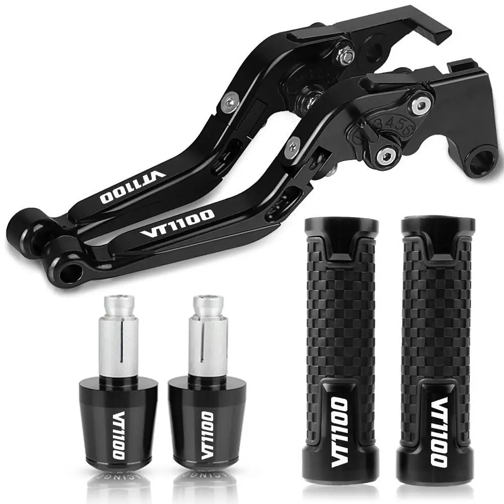 VT 1100 Motorcycle CNC Brake Clutch Levers Handlebar Hand Grips Ends For HONDA VT1100 1995 1996 1997 1998 1999 2000 2001-2007
VT 1100 Motorcycle CNC Brake Clutch Levers Handlebar Hand Grips Ends For HONDA VT1100 1995 1996 1997 1998 1999 2000 2001-2007