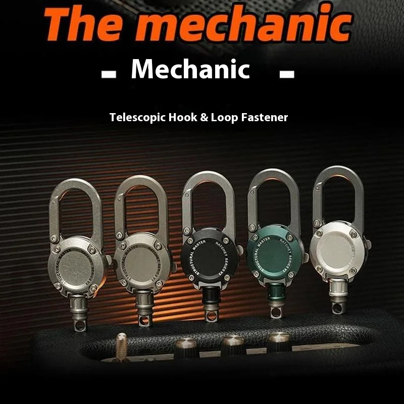 Aluminum Alloy Outdoor Climbing Buckle Keychain Multi-Functional Heavy-Duty Motorcycle Car Retractable Men's EDC Fashionable
Aluminum Alloy Outdoor Climbing Buckle Keychain Multi-Functional Heavy-Duty Motorcycle Car Retractable Men's EDC Fashionable