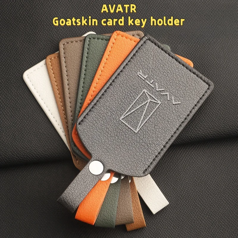 For AVATR Leather Card Key Case NFC 12 Car Modification Interior Accessories Goatskin Key Case For Men and Women
For AVATR Leather Card Key Case NFC 12 Car Modification Interior Accessories Goatskin Key Case For Men and Women