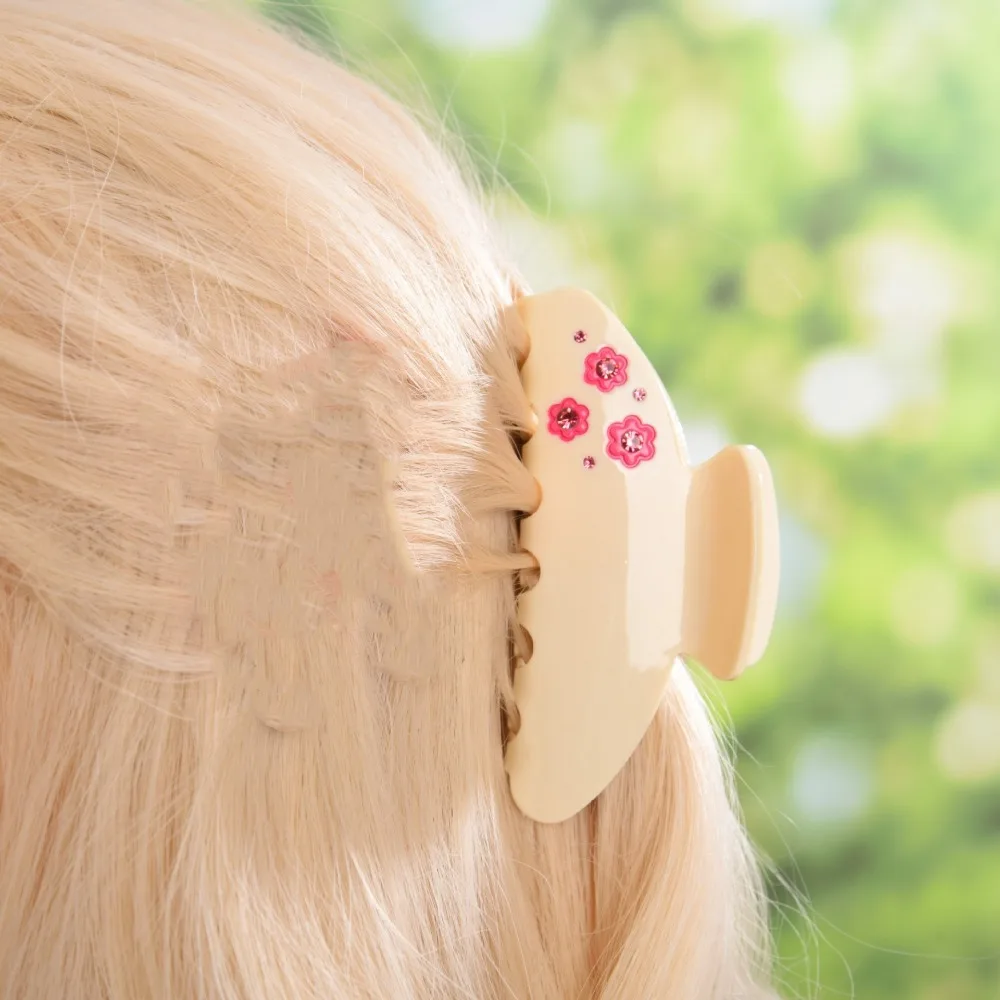 Colorful Flower Acetate Hair Claw Hairpin Rhinestone Acetic Acid Shark Clip Headwear Hair Accessories Sakura Barrettes Daily
Colorful Flower Acetate Hair Claw Hairpin Rhinestone Acetic Acid Shark Clip Headwear Hair Accessories Sakura Barrettes Daily