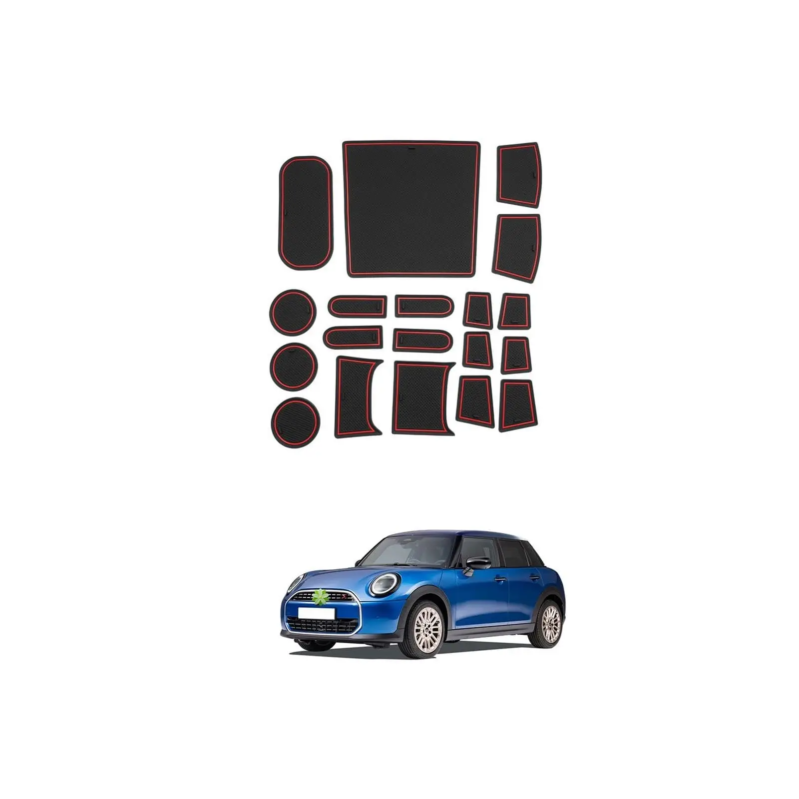 12-Piece Black Red-Trimmed Non-Slip Interior Mat Set For 2022–2026 Models Including Door Slots And Center Console
12-Piece Black Red-Trimmed Non-Slip Interior Mat Set For 2022–2026 Models Including Door Slots And Center Console