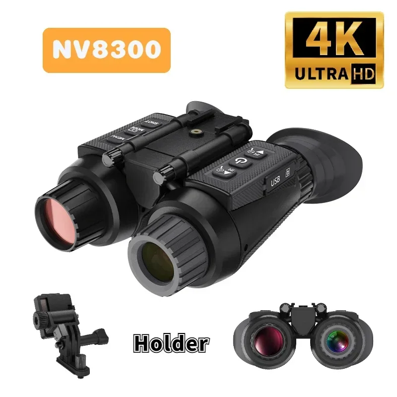 NV8300 Night Vision Binoculars 8X Digital Zoom 3D Built-in Dual Screen 1.4'' 4K UHD 36MP 3D Professional Binocular Telescope
NV8300 Night Vision Binoculars 8X Digital Zoom 3D Built-in Dual Screen 1.4'' 4K UHD 36MP 3D Professional Binocular Telescope