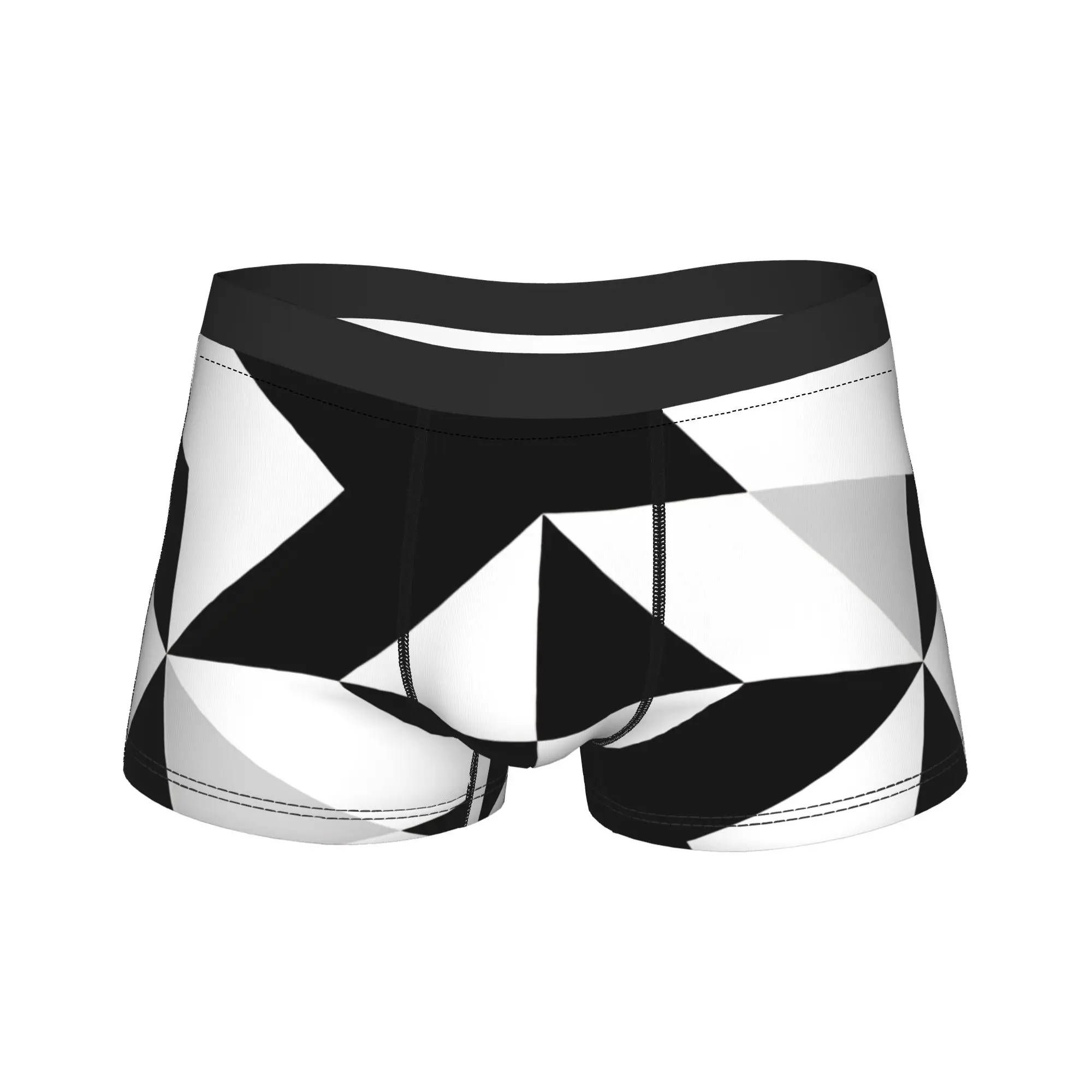Black And White Geometric Pattern Underwear Comfortable Panties Printing Shorts Briefs For Male 3D Pouch Oversize Trunk
Black And White Geometric Pattern Underwear Comfortable Panties Printing Shorts Briefs For Male 3D Pouch Oversize Trunk