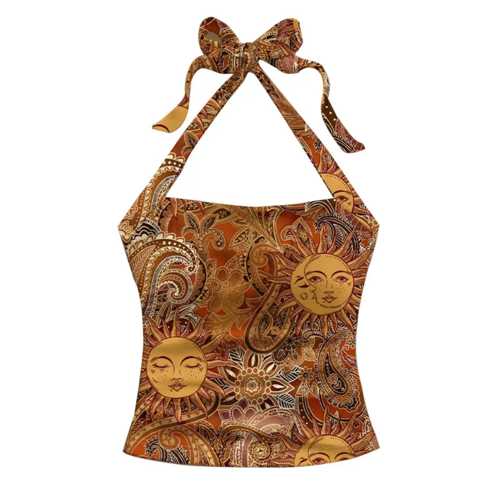 Women's Slim-fit Sling Top Sexy Neck Vest for Summer European And American Style Wear
Women's Slim-fit Sling Top Sexy Neck Vest for Summer European And American Style Wear