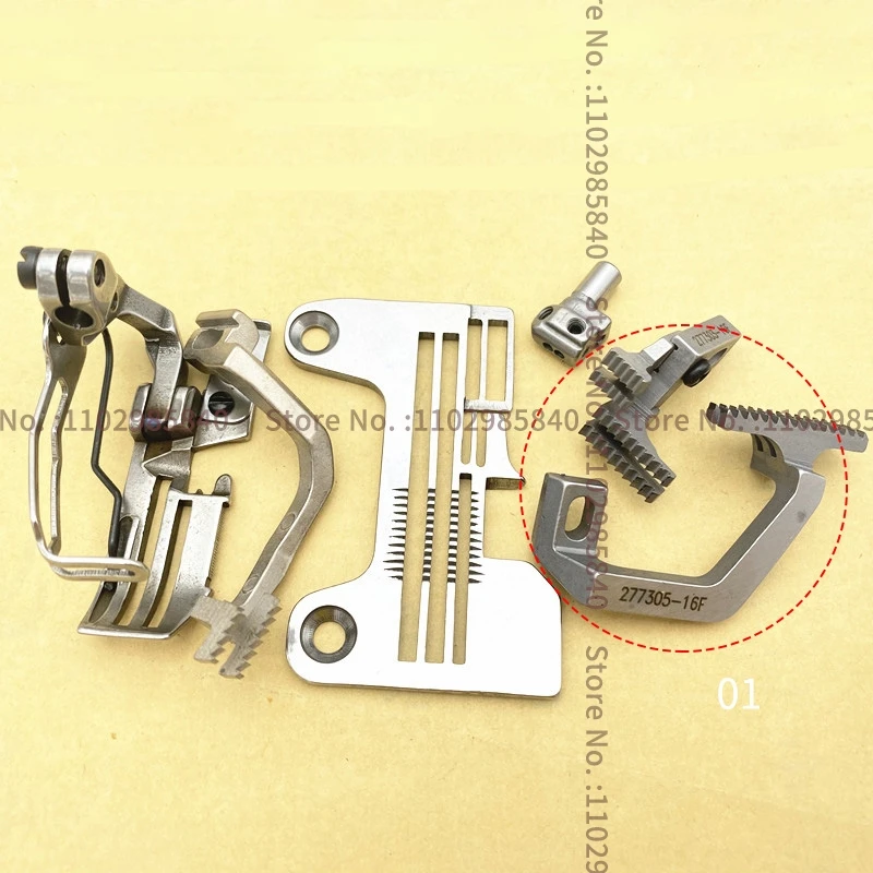 PEGASUS EXT JACK 798 Overlock Guage Set 4 Threads Needle Plate Presser Foot Feed Dog Needle Clamp Industrial Sewing Machine
PEGASUS EXT JACK 798 Overlock Guage Set 4 Threads Needle Plate Presser Foot Feed Dog Needle Clamp Industrial Sewing Machine