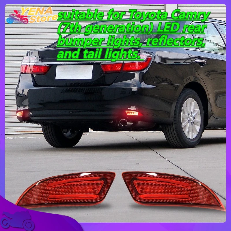 Car flashing lights - suitable for Toyota Camry (7th generation) LED rear bumper lights, reflectors, and tail lights.
Car flashing lights - suitable for Toyota Camry (7th generation) LED rear bumper lights, reflectors, and tail lights.