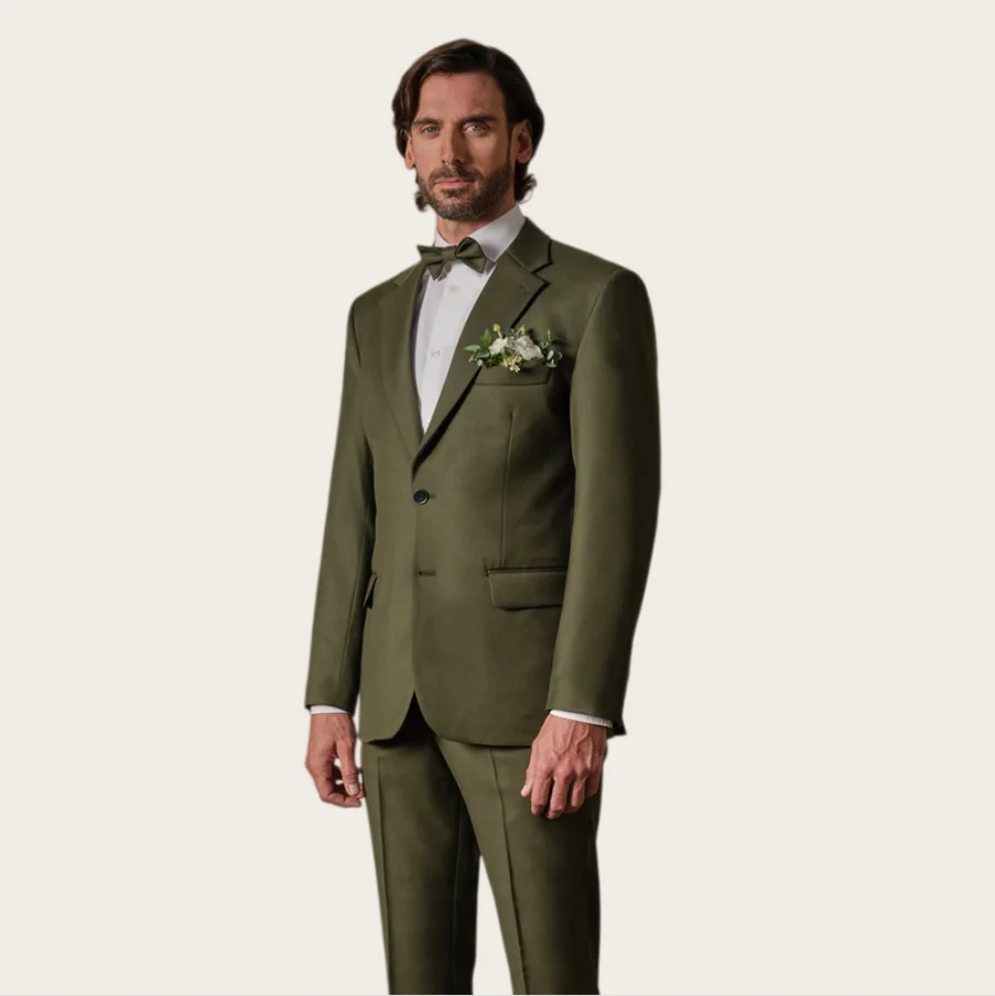 Mophiel Vintage Wedding Men Suits for Man 2Pcs Notched Lapel Single Breasted Tuxedo Slim Business Blazer Jacket+Pants Customized
Mophiel Vintage Wedding Men Suits for Man 2Pcs Notched Lapel Single Breasted Tuxedo Slim Business Blazer Jacket+Pants Customized