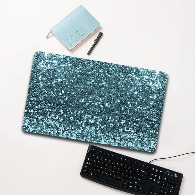 Turquoise Glitter Mouse Pad Large Non-slip Waterproof Desk Mat for Computer Laptop
Turquoise Glitter Mouse Pad Large Non-slip Waterproof Desk Mat for Computer Laptop