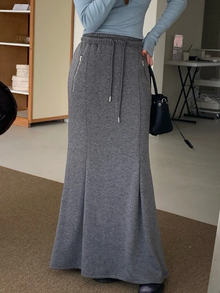 Юбка с асимметричным подолом и высокой талией и застежкой-молнией, плиссированная женская осенне-зимняя длинная юбка в Корейском стиле
Юбка с асимметричным подолом и высокой талией и застежкой-молнией, плиссированная женская осенне-зимняя длинная юбка в Корейском стиле