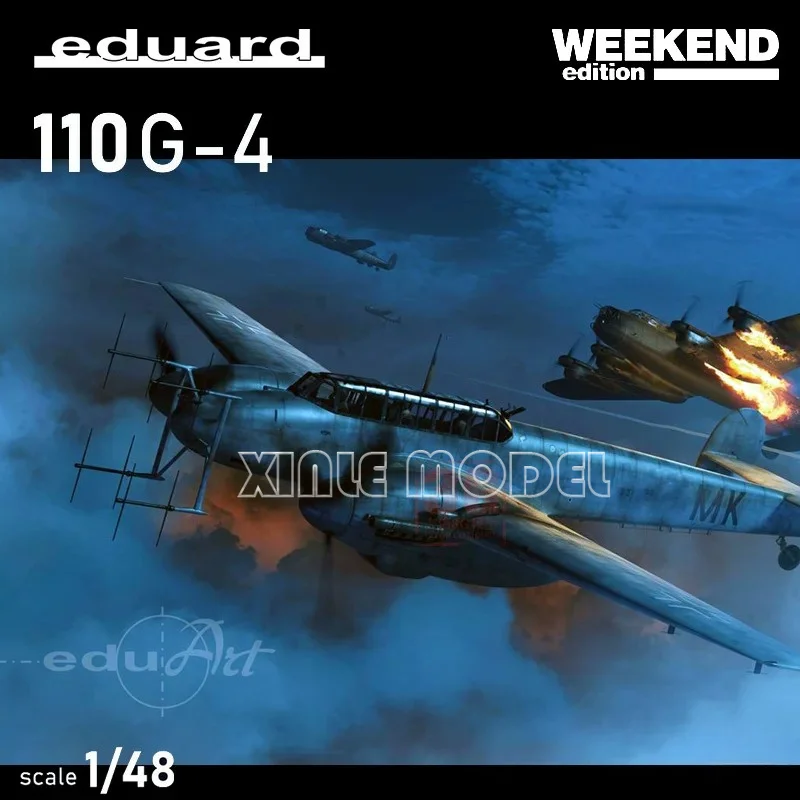 Eduard Plastic Assembled Aircraft Model Kit R8405 110G-4 Night Fighter, Weekend Edition 1/48
Eduard Plastic Assembled Aircraft Model Kit R8405 110G-4 Night Fighter, Weekend Edition 1/48