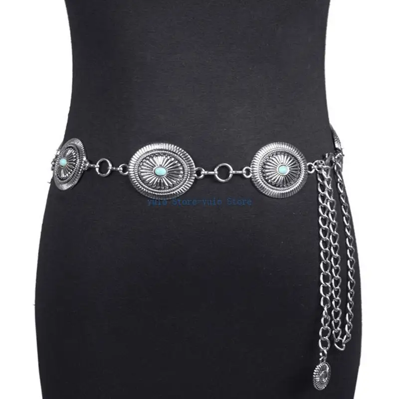 X7XB Women Waist Chain Carvings Waist Chain Belly Chain For Dress Elaborate Charm
X7XB Women Waist Chain Carvings Waist Chain Belly Chain For Dress Elaborate Charm