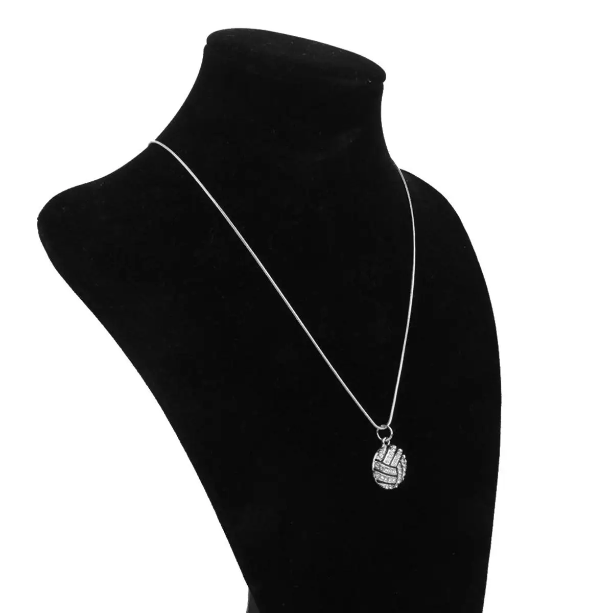 Rhinestone Necklace Volleyball Shape Snake Chain Pendant Prom Party Jewelry Lightweight Long Lasting Portable Summer Picnic
Rhinestone Necklace Volleyball Shape Snake Chain Pendant Prom Party Jewelry Lightweight Long Lasting Portable Summer Picnic