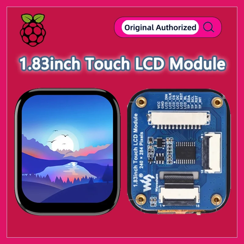 Waveshare 1.83inch Touch LCD Display Module for Raspberry Pi/ESP32 Micro LCD Display, 240×284, IPS, SPI And I2C 262K Display
Waveshare 1.83inch Touch LCD Display Module for Raspberry Pi/ESP32 Micro LCD Display, 240×284, IPS, SPI And I2C 262K Display