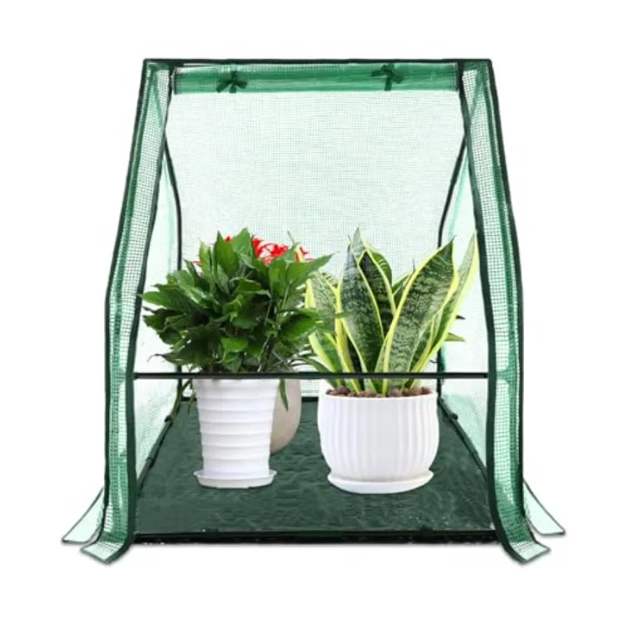 Portable Mini Greenhouse Small Green House with Waterproof Pad Plant Cover Tent for Garden Small Plants Indoor Outdoor Green PE
Portable Mini Greenhouse Small Green House with Waterproof Pad Plant Cover Tent for Garden Small Plants Indoor Outdoor Green PE