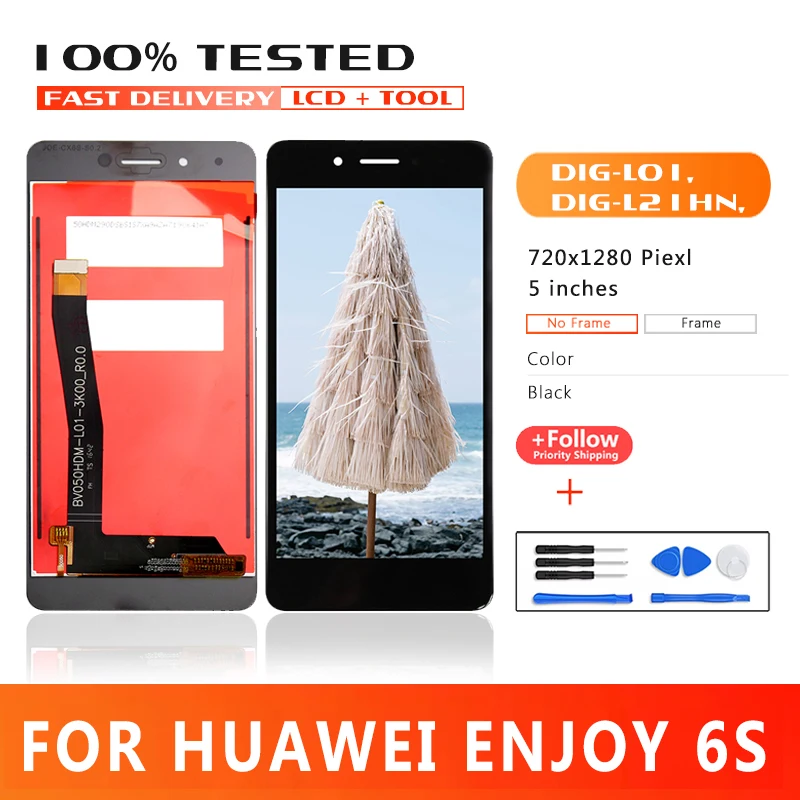 5 inch Premium Quality LCD For Huawei Enjoy 6S LCD Display Touch Screen Replac For Huawei P9 Lite Smart Screen DIG-L03 DIG-L22
5 inch Premium Quality LCD For Huawei Enjoy 6S LCD Display Touch Screen Replac For Huawei P9 Lite Smart Screen DIG-L03 DIG-L22