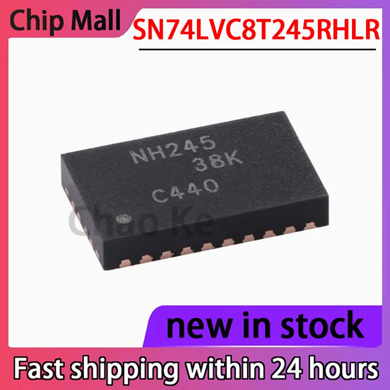 5PCS SN74LVC8T245RHLR Package VQFN-24-EP 8-bit Dual Power Bus Transceiver
5PCS SN74LVC8T245RHLR Package VQFN-24-EP 8-bit Dual Power Bus Transceiver