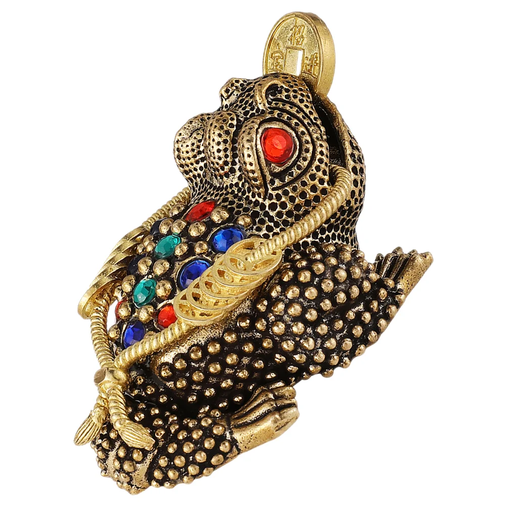 Brass Golden Toad Adornment Exquisite Statue Money Ornament Frog Copper Craft Decor Small Decoration Coin
Brass Golden Toad Adornment Exquisite Statue Money Ornament Frog Copper Craft Decor Small Decoration Coin