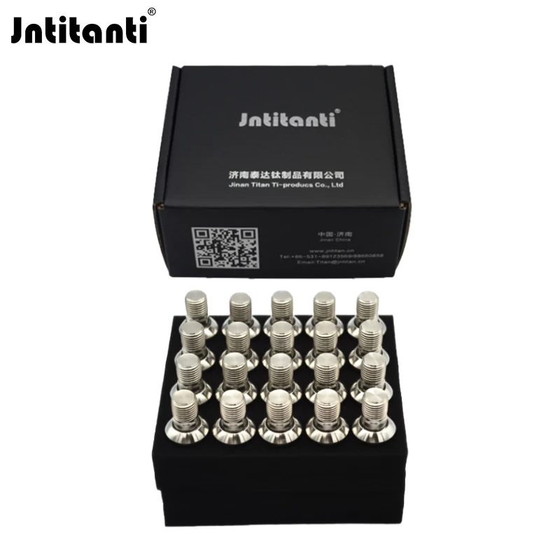 Jntitanti 20pcs Wheel stud kits M14*1.5mm racing ball seat Gr.5 titanium wheel stud conversion kits for VW AUDI Mercedes-Benz
Jntitanti 20pcs Wheel stud kits M14*1.5mm racing ball seat Gr.5 titanium wheel stud conversion kits for VW AUDI Mercedes-Benz