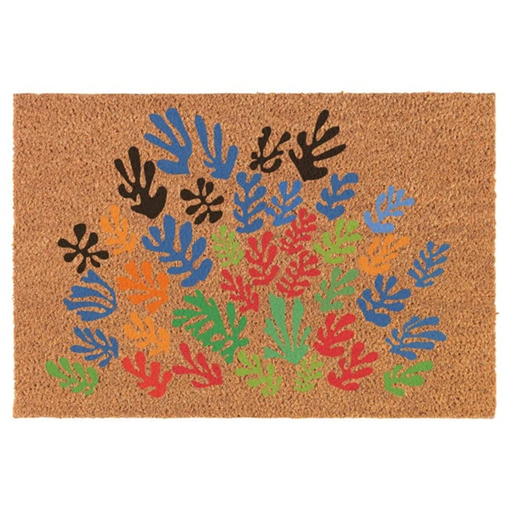 Front Door Welcome Mat Personalized Matisse Botanical Modern Art White Coir Doormat for New Home Closing Housewarming Gift
Front Door Welcome Mat Personalized Matisse Botanical Modern Art White Coir Doormat for New Home Closing Housewarming Gift