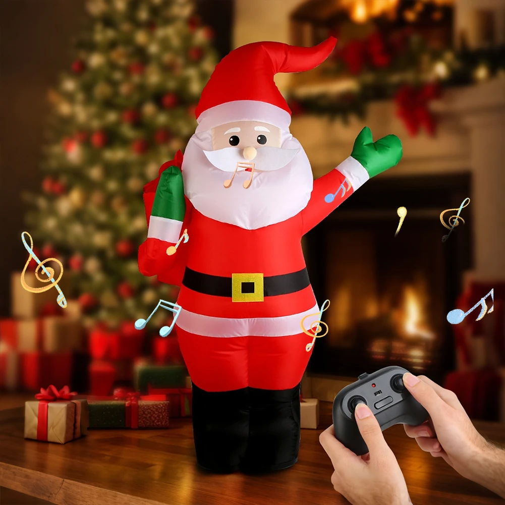 Надувная радиоуправляемая игрушка Дед Мороз на Рождество, электрический ходячий Дед Мороз на радиоуправлении, рождественский подарок для детей
Надувная радиоуправляемая игрушка Дед Мороз на Рождество, электрический ходячий Дед Мороз на радиоуправлении, рождественский подарок для детей