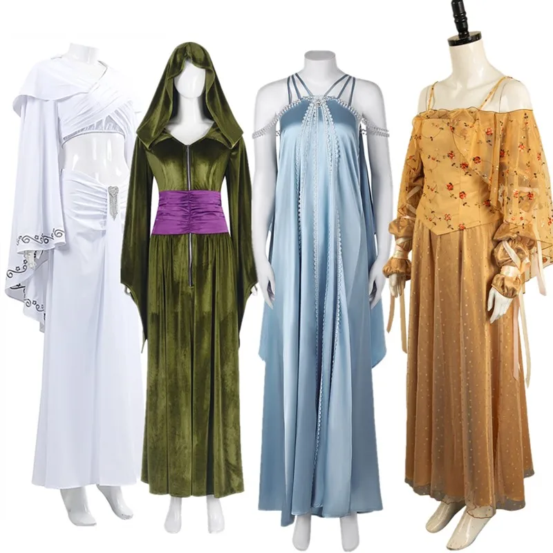 Женский костюм для ролевых игр для взрослых, костюм Padme Cos Amidala для косплея, желтое платье, костюм из фильма «Космос», маскировка боевых действий, Фантастические Костюмы на Хэллоуин, одежда
Женский костюм для ролевых игр для взрослых, костюм Padme Cos Amidala для косплея, желтое платье, костюм из фильма «Космос», маскировка боевых действий, Фантастические Костюмы на Хэллоуин, одежда