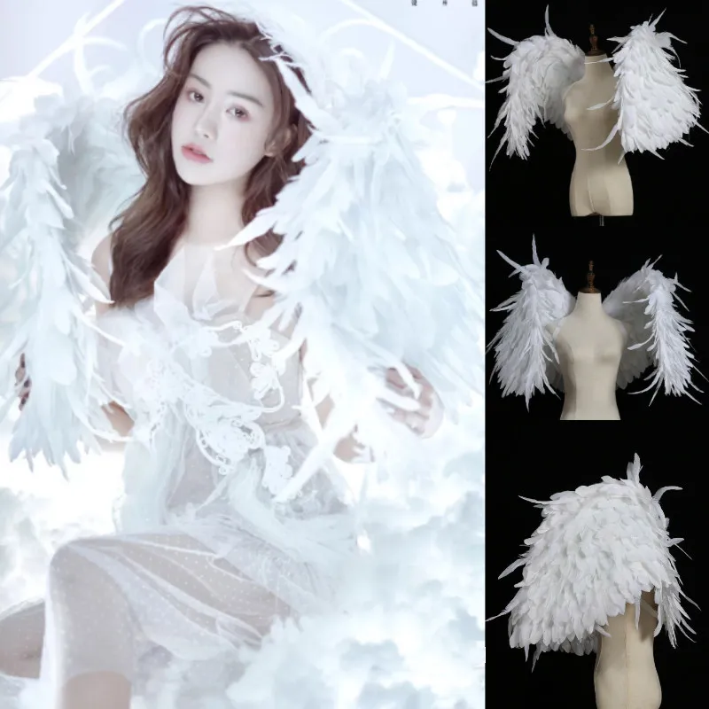 Large White Feather Adult Angel Wings, Bendable for Catwalk Performances Anime Decorations Internet Celebrity Photography Props
Large White Feather Adult Angel Wings, Bendable for Catwalk Performances Anime Decorations Internet Celebrity Photography Props