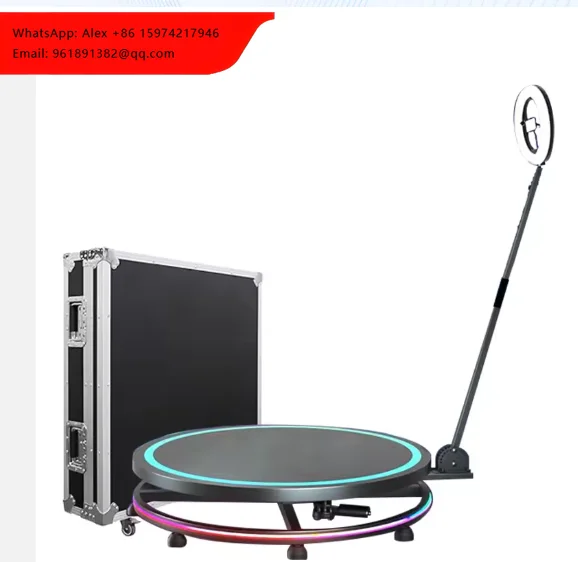Modern 360 Photo Booth 80cm 100cm Slow Motion Metal Case For Parties Halloween Christmas Wedding For Photo Shoot
Modern 360 Photo Booth 80cm 100cm Slow Motion Metal Case For Parties Halloween Christmas Wedding For Photo Shoot