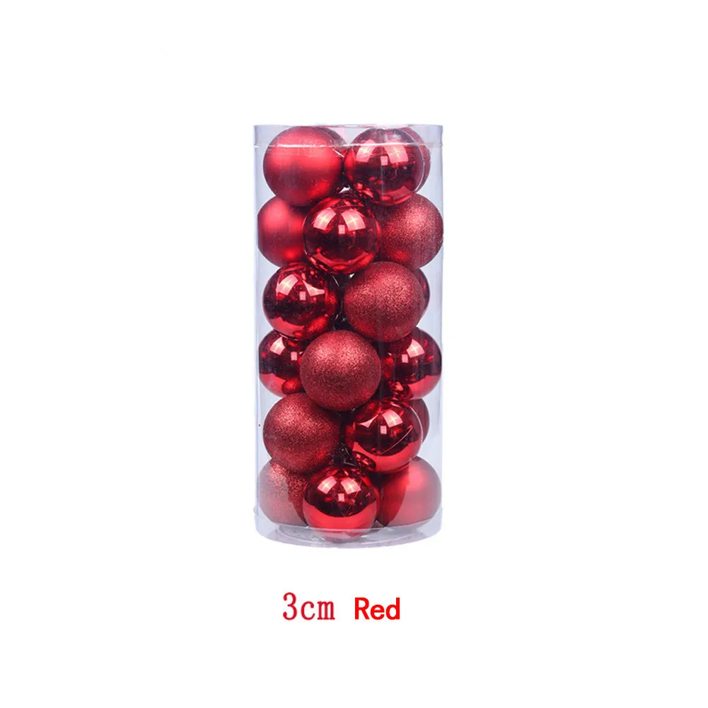 24pcs Christmas Ball Christmas Tree Decoration Ornaments For Home Decor Halloween New Year Navidad Pendant Ball Accessories
24pcs Christmas Ball Christmas Tree Decoration Ornaments For Home Decor Halloween New Year Navidad Pendant Ball Accessories