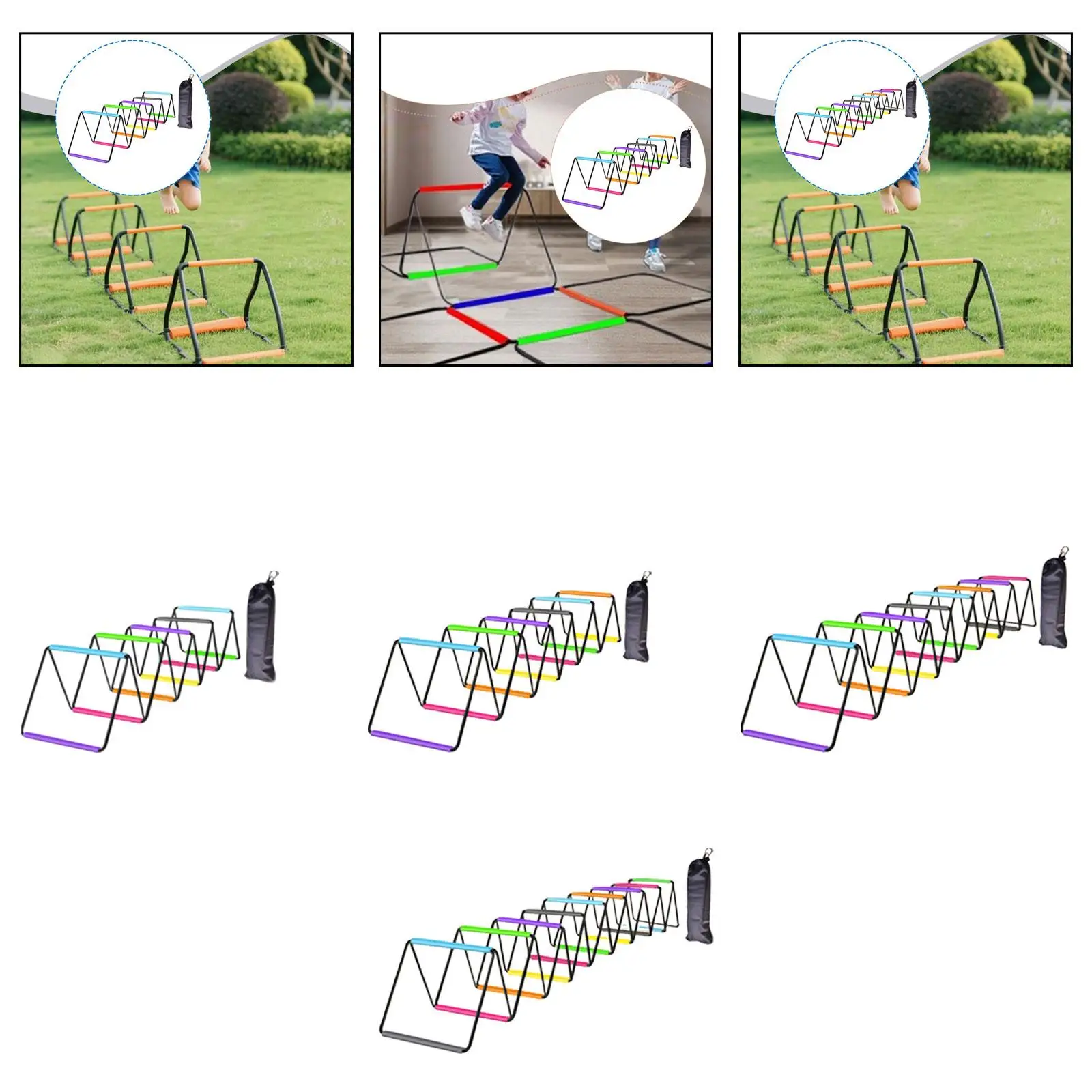 Foldable Agility Ladder for Fitness Coordination Braided Strap Hurdle Training for Children Teens
Foldable Agility Ladder for Fitness Coordination Braided Strap Hurdle Training for Children Teens