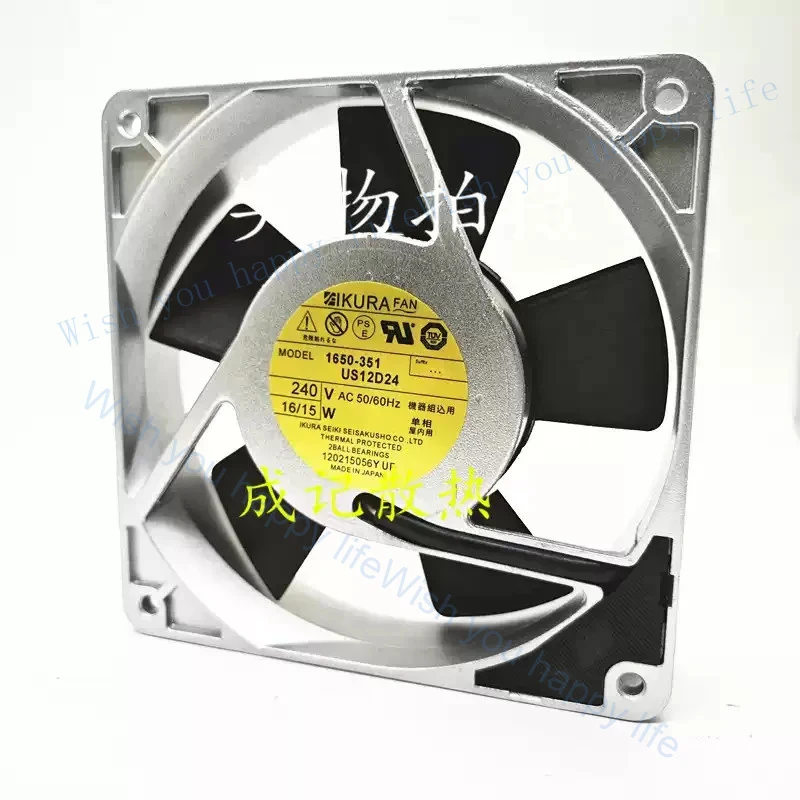 LL for IKURA 1650-351 US12D24 12025 AC240V 16/15W inverter cooling fan
LL for IKURA 1650-351 US12D24 12025 AC240V 16/15W inverter cooling fan