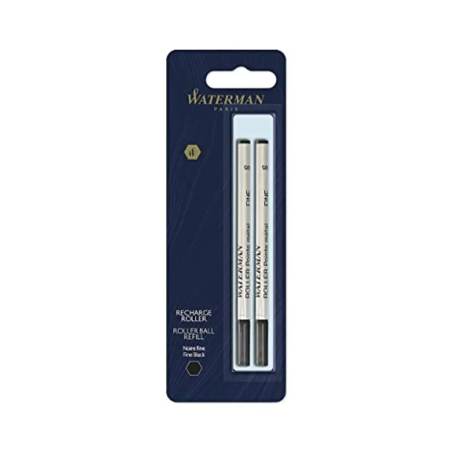 Rollerball Pen Refill, Fine Tip with Black Ink, 2 Count
Rollerball Pen Refill, Fine Tip with Black Ink, 2 Count
