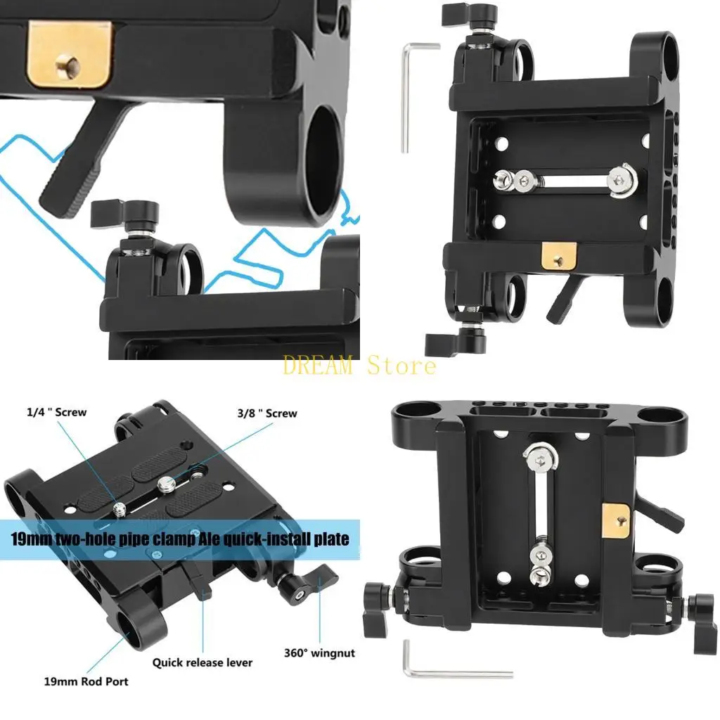 Quick Release Double 19 -мм зажимное крепление для аксессуаров для фотооборудования лучшая продажа
Quick Release Double 19 -мм зажимное крепление для аксессуаров для фотооборудования лучшая продажа