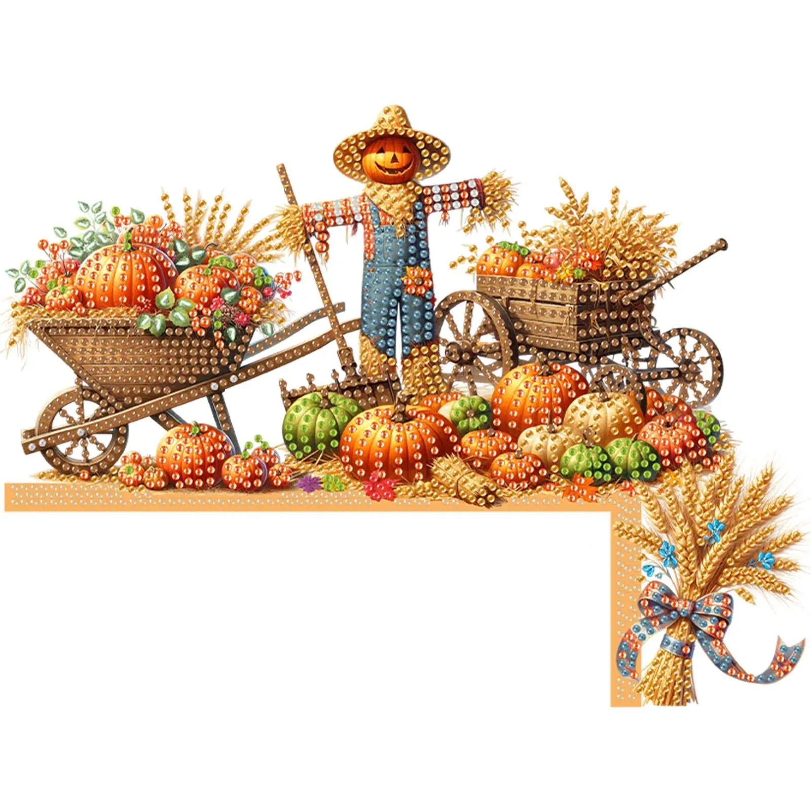 Pumpkin Diamond Painting Door Corner Sign Diamond Art Door Right Angle Sign 5D DIY Wooden Door Topper for Indoor Outdoor Wall
Pumpkin Diamond Painting Door Corner Sign Diamond Art Door Right Angle Sign 5D DIY Wooden Door Topper for Indoor Outdoor Wall