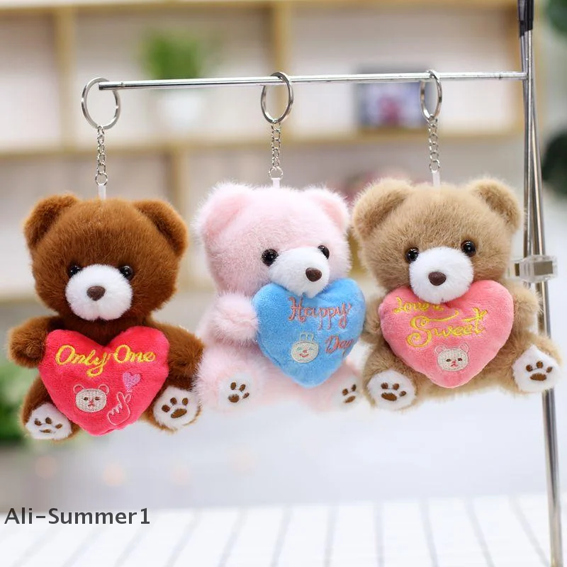 【E】Cute Holding LOVE Heart Bear Stuffed Plush Toy Keychain Pendant Backpack Hangings Decoration
【E】Cute Holding LOVE Heart Bear Stuffed Plush Toy Keychain Pendant Backpack Hangings Decoration