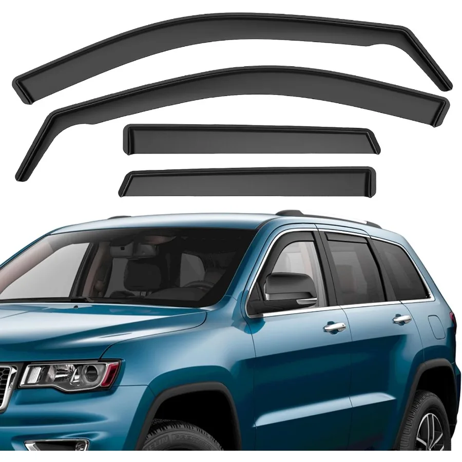inChannel Rain Guards Black Window Visors for Enhanced Weather Protection and Visibility Improvement on Jeep Grand Cherokee Mod
inChannel Rain Guards Black Window Visors for Enhanced Weather Protection and Visibility Improvement on Jeep Grand Cherokee Mod
