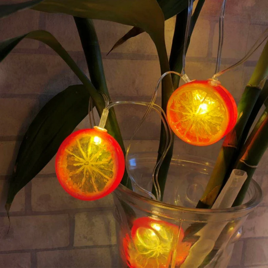 1PC Orange Slice String Lights 20LED, Battery Powered Warm White Fairy Lights for Bedroom Wedding Party Decor
1PC Orange Slice String Lights 20LED, Battery Powered Warm White Fairy Lights for Bedroom Wedding Party Decor