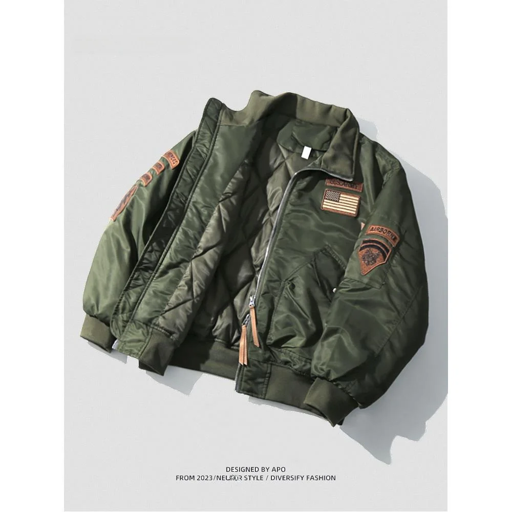 American Sle MA Pilot Jaet Cotton Sportswear Men's Autumn Winter New Collar Baseball Cotton Clothes Casual Coat
American Sle MA Pilot Jaet Cotton Sportswear Men's Autumn Winter New Collar Baseball Cotton Clothes Casual Coat