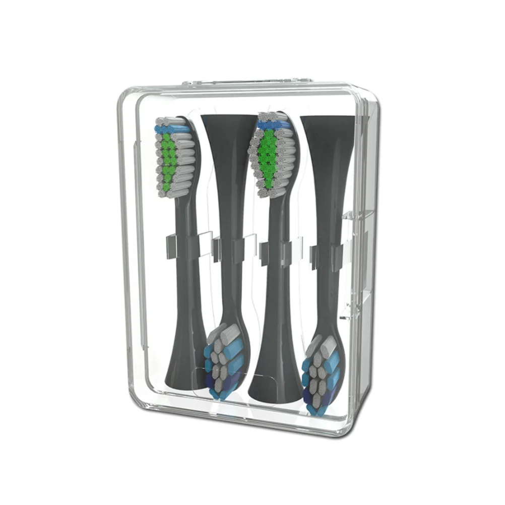 Electric Toothbrush Protective Case 4 Holder Portable Dustproof Compact Travel Cover Hygienic Food Safe Plastic al Care
Electric Toothbrush Protective Case 4 Holder Portable Dustproof Compact Travel Cover Hygienic Food Safe Plastic al Care