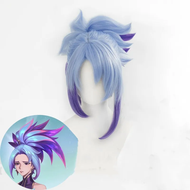 Akali Cosplay Wig Game LOL Star Guardian Hair Akali LOL Cosplay Gradient Color Large Ponytail Heat Resistant Hair Wigs + Wig Cap
Akali Cosplay Wig Game LOL Star Guardian Hair Akali LOL Cosplay Gradient Color Large Ponytail Heat Resistant Hair Wigs + Wig Cap
