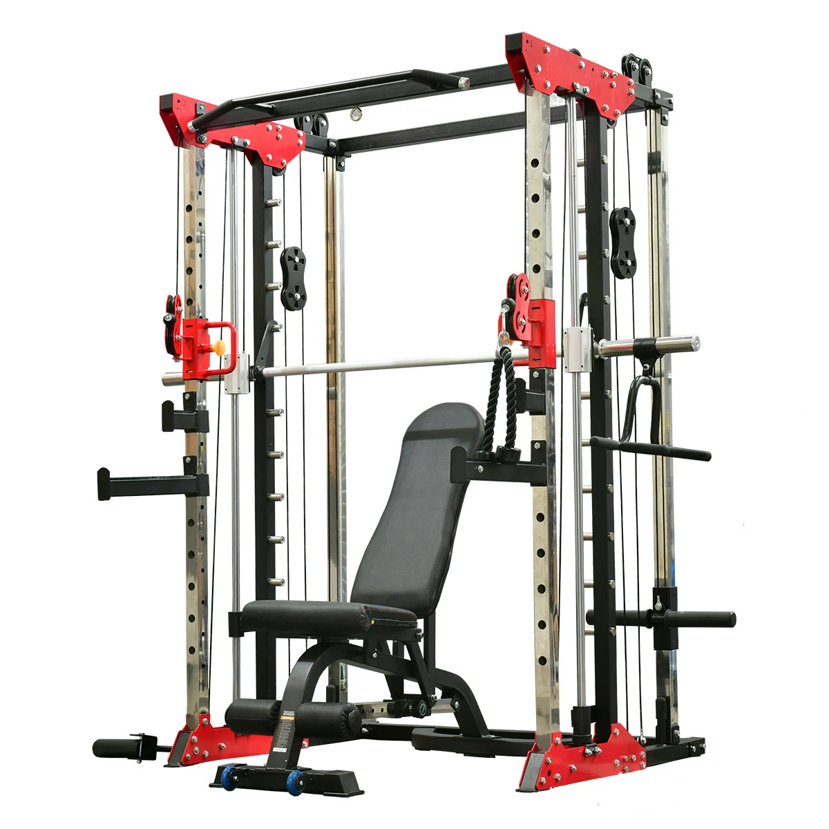 Commercial Multifunctional Power Rack Smith Machine & Squat Training Equipment
Commercial Multifunctional Power Rack Smith Machine & Squat Training Equipment