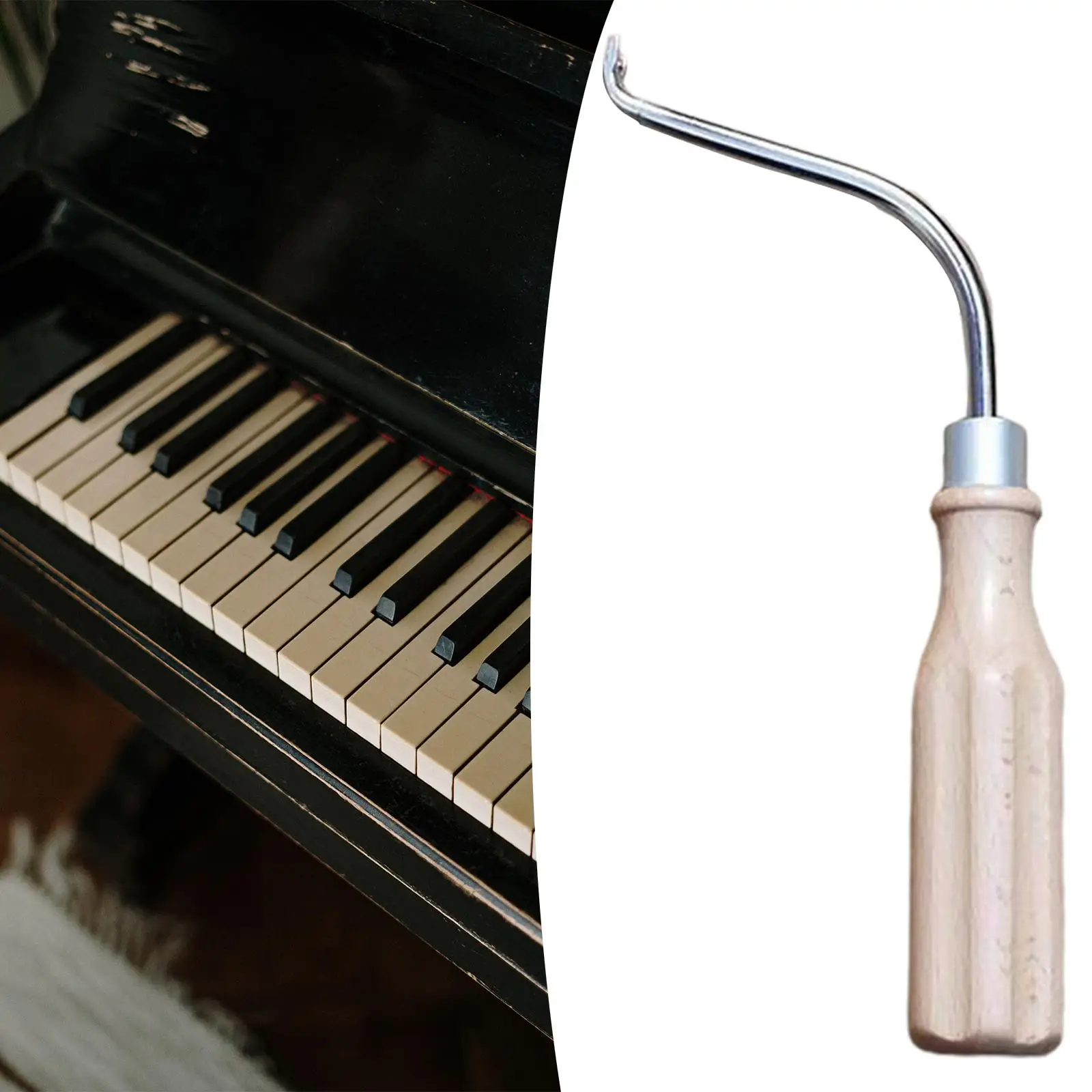 Piano Tuning Lever Wrench Gadget Tuning Hammer L Shaped Tuner Spanner Practical Reusable Professional Hanging String Hook Repair
Piano Tuning Lever Wrench Gadget Tuning Hammer L Shaped Tuner Spanner Practical Reusable Professional Hanging String Hook Repair