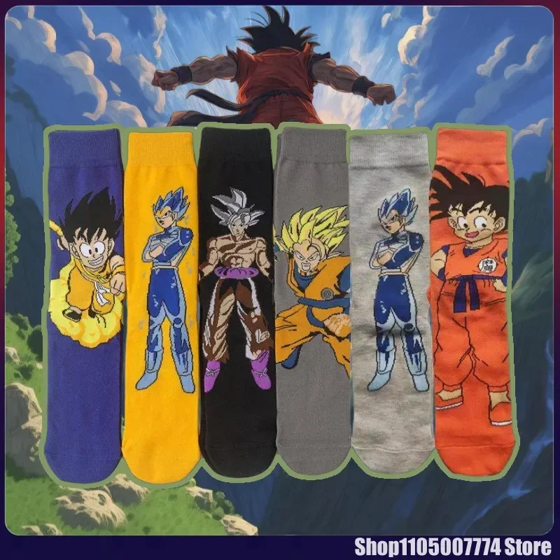 6pcs Dragon Ball Mid Socks Unisex Cartoon Cute Crew Socks Character Anime Breathable Fashion Casual Socks Gifts
6pcs Dragon Ball Mid Socks Unisex Cartoon Cute Crew Socks Character Anime Breathable Fashion Casual Socks Gifts