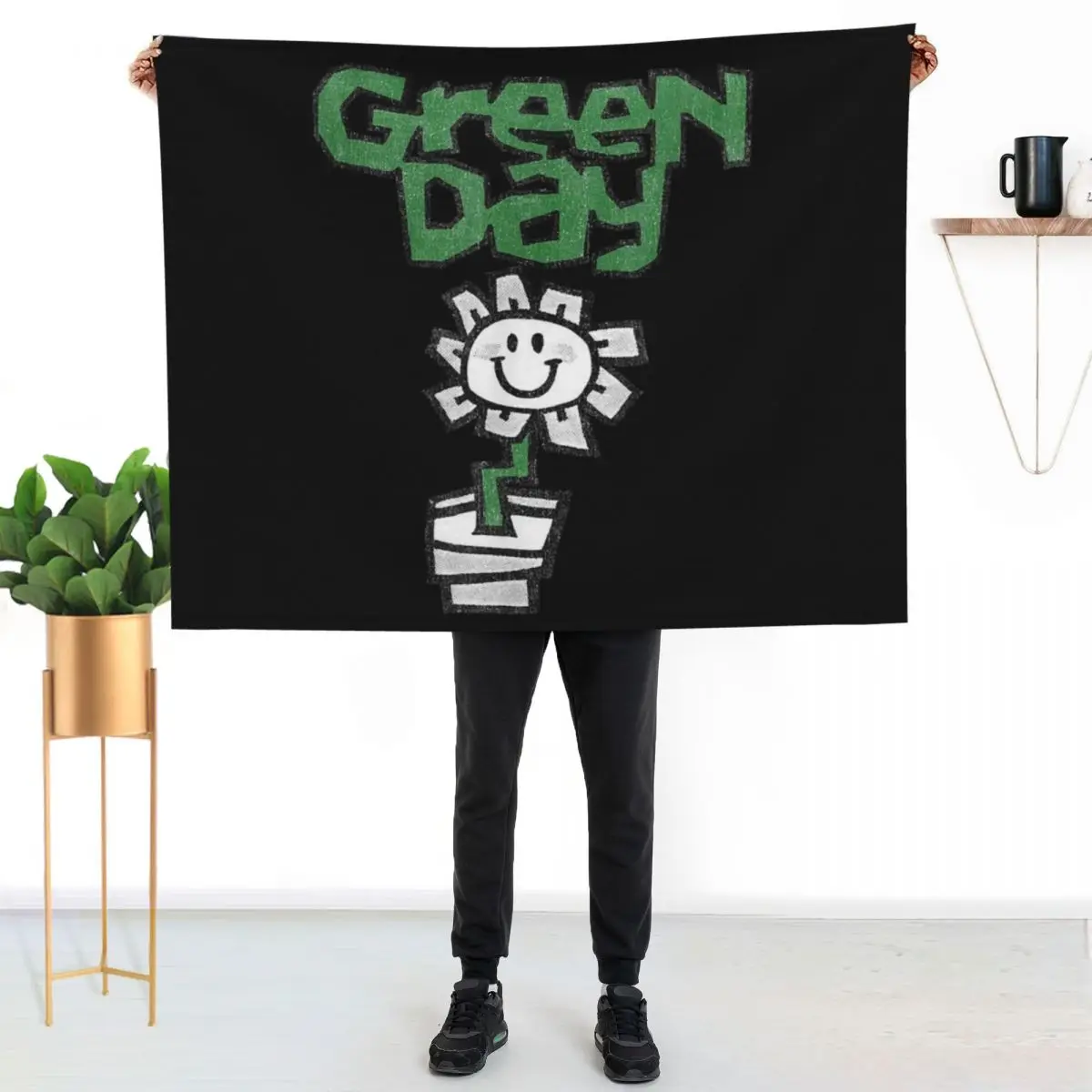 Green Day Flower Pot T-Shirt Throw Blanket Warm Flannel Blanket for Couch Chair Bedroom
Green Day Flower Pot T-Shirt Throw Blanket Warm Flannel Blanket for Couch Chair Bedroom