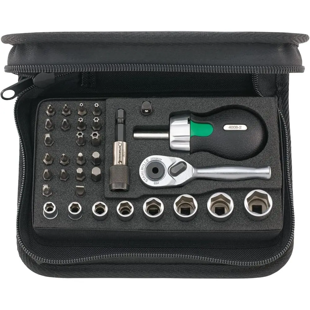 40/29/4mm SCI Socket Spanner Set, 1/4 Drive, 33pc Bit Kit, Mini Ratchet, Screwdriver Bit Holder, Nuts & Bits in Storage Case, Ge
40/29/4mm SCI Socket Spanner Set, 1/4 Drive, 33pc Bit Kit, Mini Ratchet, Screwdriver Bit Holder, Nuts & Bits in Storage Case, Ge
