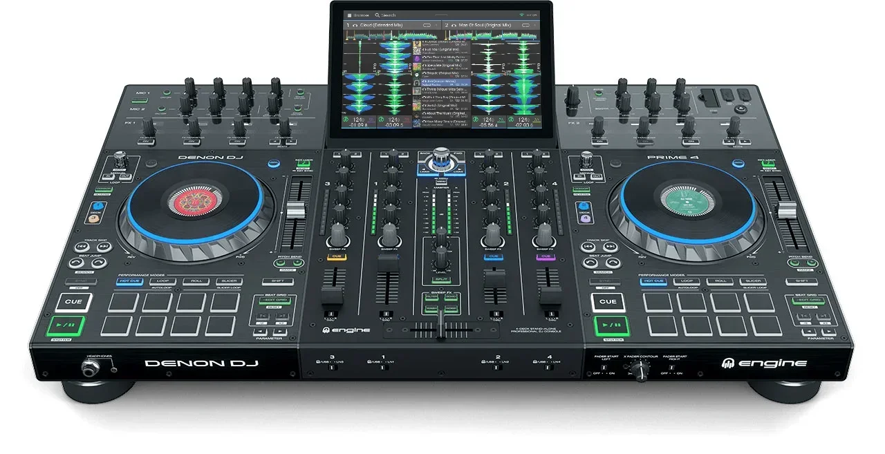 NEW PRIME4XUS Prime 4 4-deck Standalone DJ Controller System with 10" Touchscreen REady to Ship
NEW PRIME4XUS Prime 4 4-deck Standalone DJ Controller System with 10" Touchscreen REady to Ship